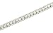 2 prong Round Diamond V-Link Tennis Bracelet 5cttw