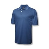 Adidas 2007 Mens ClimaCool Textured Solid Short Sleeve Golf Polo Shirt - Royal - 122962