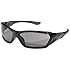 Crews ForceFlex FF122 Safety Glasses, Ballisitic Gray Lens and Opaque Black Frame, 1 Pair
