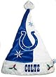 Indianapolis Colts Color Block Santa Hat - Football Sports Merchandise