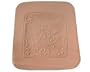Tapered Leather Chair Seat Natural 16"