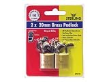 Review Sterlng  / Sterling Bpl222 Padlock Brass 20Mm X2