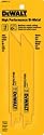 Dewalt #DW4802-2 2PK 6" 6TPI Recpr Blade
