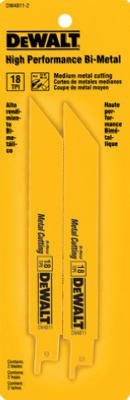 Dewalt #DW4802-2 2PK 6 6TPI Recpr Blade