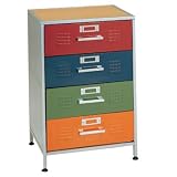 Locker 4-Drawer Dresser