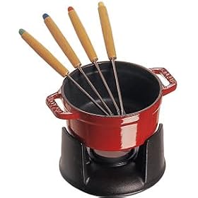 Staub Chocolate Fondue Set - Red 91400403