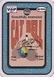 Vo-Toys Cat Bell Enamel 12mm carded