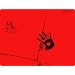 Schreibtischauflage f�r Linksh�nder rot. (Lernmaterialien)