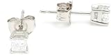 10k Gold, Princess-Cut, Diamond Stud Earrings (1/4 cttw, J-K Color, I2-I3 Clarity)