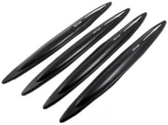 LISTENTOTHISHNBGH Black Rubber Bumper Guard Front Rear Protector