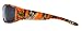 Hornz Orange Camouflage Polarized Sunglasses for Men Full Frame Wide Arms & Free Matching Microfiber Pouch – Orange Camo Frame - Smoke Lens