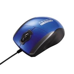 ELECOM optische Maus Mouse 1000dpi USB 3 Tasten blau