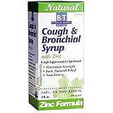 99% Alcohol Free Cough & Bronchial Syrup - w/Zinc, 8 oz ( Four Pack)