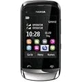 Nokia C2-06 Handy (Dual SIM, Touchscreen Slider, 2MP Kamera, Bluetooth) graphite