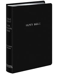 Book: The Holy Bible: King James Version, Black Bonded Leather, Wide Margin Bible - Hendrickson Publishers