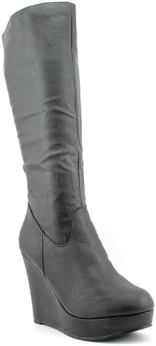 Material Girl Mamiee Womens Size 7.5 Black Fashion Knee-High Boots