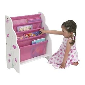 Papillons Girls blanc et rose Biblioth�que Sling g�n�rique