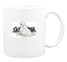 Mug with apso, dog, white, lhasa, canine