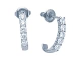 0.85 cttw Round Diamonds Earrings by Karina B ( tm ) in 18k White Gold - B00027E8MC