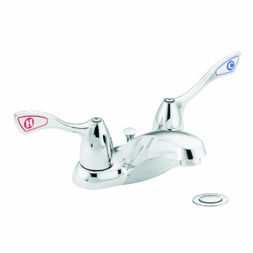 Moen 8820 M-Bition Two-Handle Lavatory Faucet with Metal Pop-Up Waste Assembly, Chrome