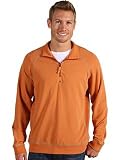 Tommy Bahama Ben and Terrry Half Zip Sweatshirt, Raw Sienna, X-Large