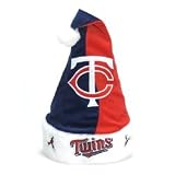 Forever Collectibles Minnesota Twins Colorblock Santa Hat