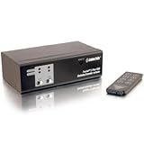 C2G / Cables to Go 39971 Trulink 2-Port UXGA Monitor Switcher/Extender with Audio (Black)