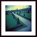 Art Poster Wood Framed Print - Garden of the Irish Museum of Modern Art - Artist: - P...