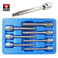 Neiko 7pc 3/8 Extra Long Hex Bit Socket Set Metric