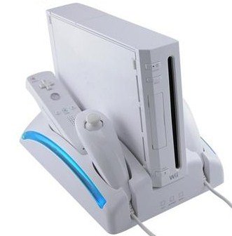 Charging and Docking Station w/ 2 Rechargeable Battery