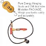 Co2 fill station and Pure Energy hanging scale package.