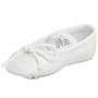 Miss Coloriffics Toddler White Ballet Flat,White Leather,8.5 M US Toddler