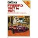 Firebird 1967-81 (Chilton's Repair Manual (Model Specific))