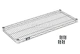 Stainless Steel Wire Shelf 36x18 With Clips