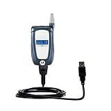 Classic Straight USB Cable for the Nextel i760 with Power Hot Sync and Charge capabilities - Gomadic Brand w/ TipExchange Technology