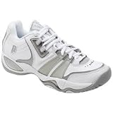 Prince Women's T-10 White/Silver (WIDTH: Medium, SHOE SIZE:10)