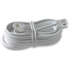 5m RJ11 Broadband Modem Lead / Modem to Wall Socket / Filter (BY CABLES 4 ALL)