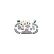 GeoTrax Rail & Road System Elevation Tracks - City Track Pack