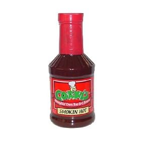 Corky's (Memphis' Own Bar-B-Q Sauce): Smokin Hot (18 oz.) Barbecue Sauce The Old Fashion Way