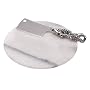 Arthur Court Grape Cheese Knife with 7-Inch Round White Marble Cheese Board