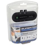 Bluetooth Car Kit Freisprecher Supertooth Buddy für Nokia 6310 C6 3650 3660 6230 6310i 6600 6650 7650 8910 8910i 6820 7600 N-Gage 7610 5140 6170 6260 Slide 6630 6810 9500 3220 9300 7280 6670 3230 7710 6230i 6680 6681 8800 6021 6101 N70 N90 N91 6270 6280 6111 3250 E60 E61 E70 7370 6822 6125 6131