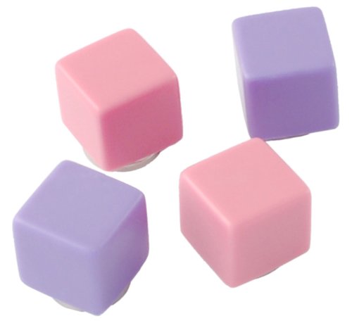 T Squared Pack of 4 Neodymium Magnets - Dolly Mixture Magnet (DOL)