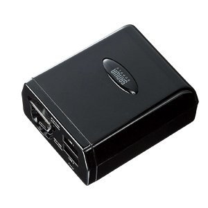 【SANWASUPPLY】携帯電話・iPodなどを充電　カーチャージャー（携帯・iPhone・iPod・PSP・DSLite・Dsi充電対応）CAR-CHR57M