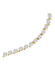 3.00CT-DIA FLOWER BRACELET