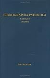 Bibliographia Patristica/Internationale Patristische Bibliographie, No 22/23