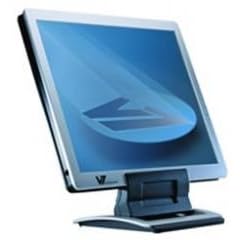 Videoseven L17FM 17" LCD Monitor Silver With Built In Speakers
