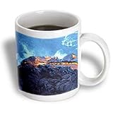 Lava flowing into the Pacific Ocean, Volcanos National Park, Hawaii - 11oz Mug