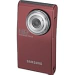 Bundle HMX-U10EN Red Camcorder with Memory Card & Case