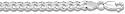 925 Sterling Silver Bevelled Curb Chain 5mm 28" 38.00GRAM Solid (Made In Italy)