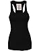 FPT Womens Basic Ribbed Racerback Tank Top (S-3XL)